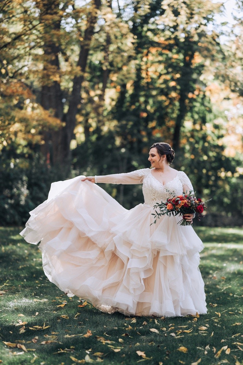 October wedding at Mountainville Manor